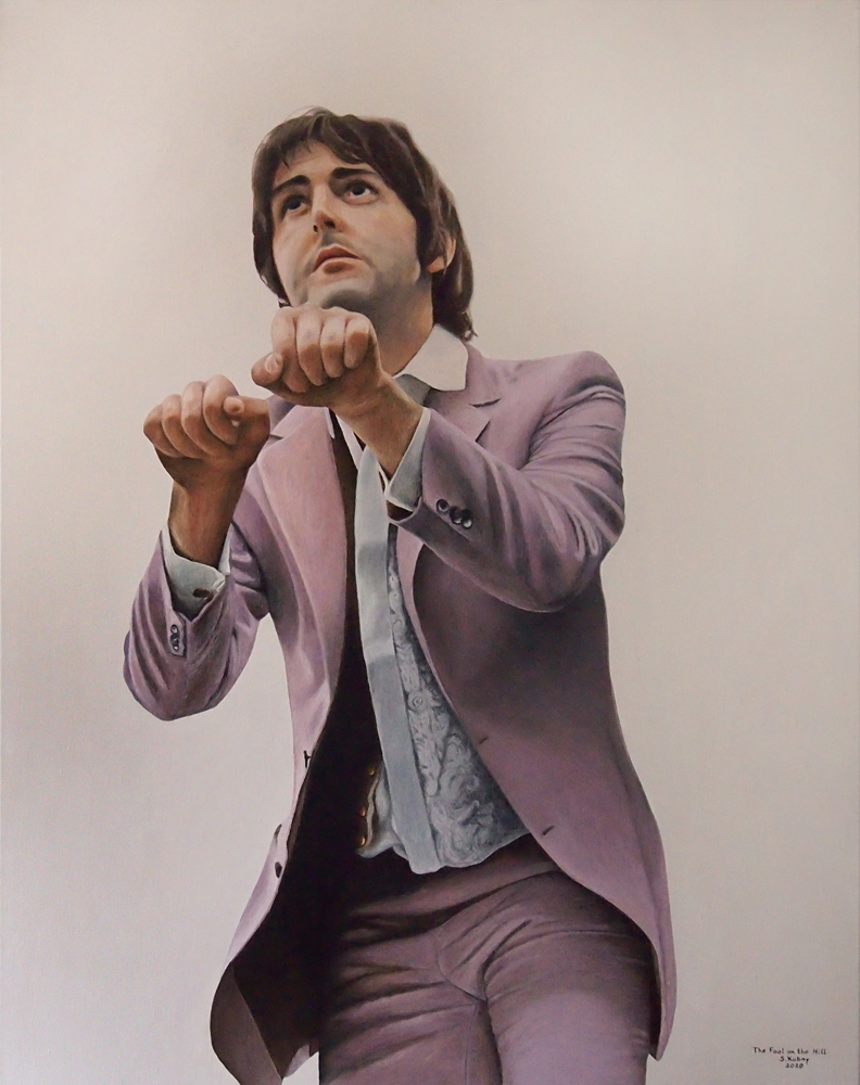 The fool on the hill 2020 100 x 80 cm